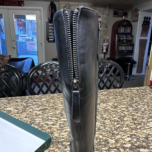 Paul Green Felicia black tall boots / Size 8. - Picture 5 of 6